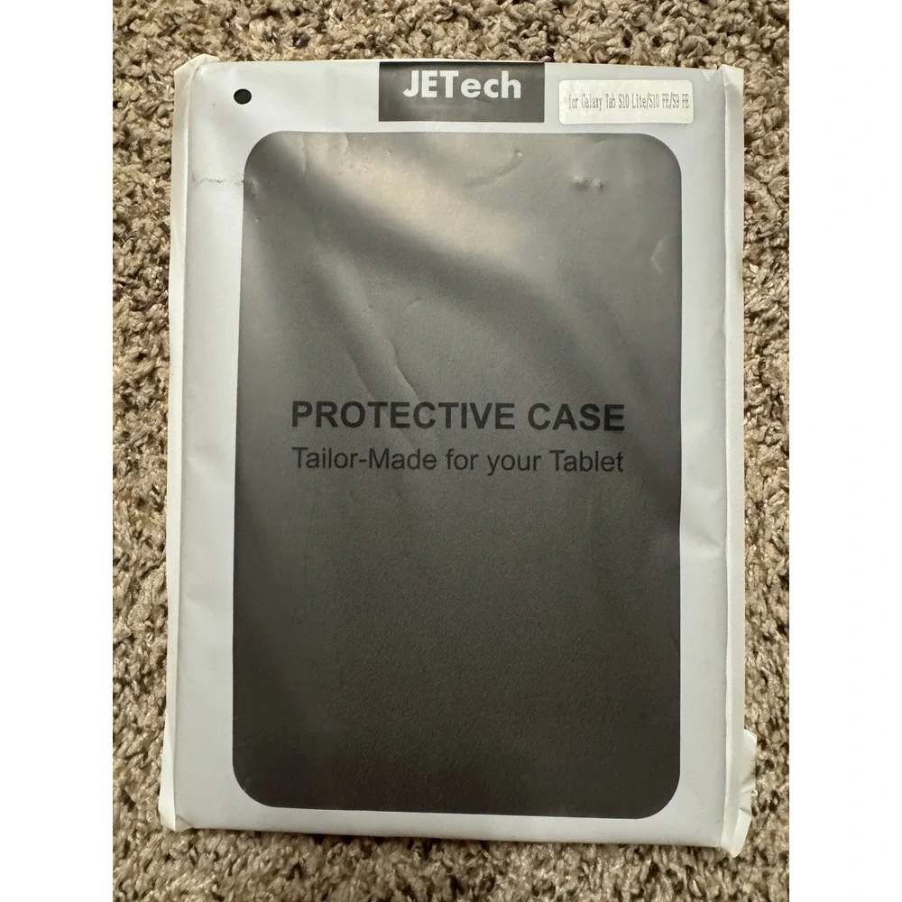 JETech Protective Case for Samsung Galaxy Tab S10 Lite S10 FE S9 FE Black Cover